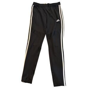 Adidas Tiro 19 Soccer Training Joggers Pants Youth SM Blue Climacool Zip Ankle